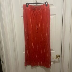 Sonoma Red/Pink Maxi Skirt